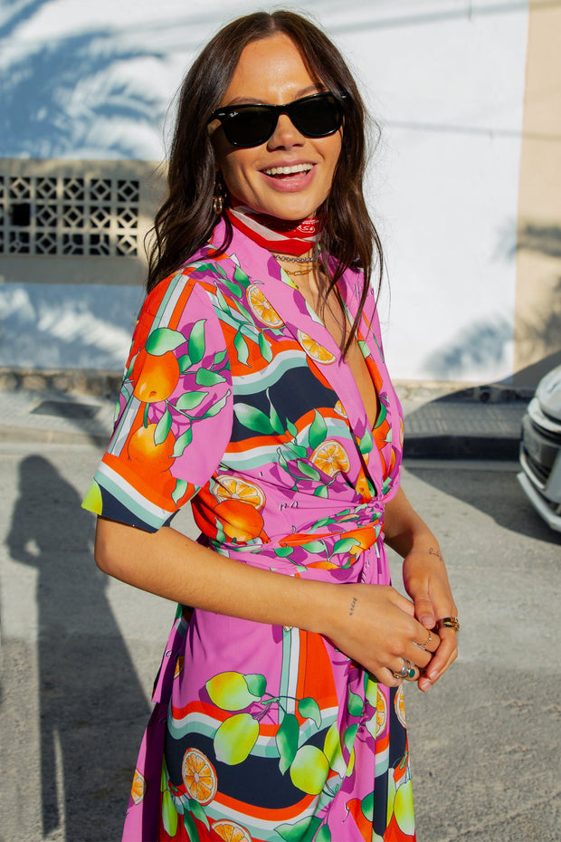 Pink La Dolce vita Brooklyn Dress