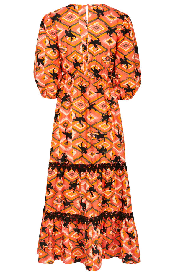 Red Rodeo Midi Dress