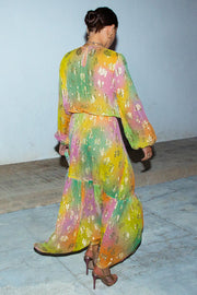 Ombre Jacquard Ciara Dress