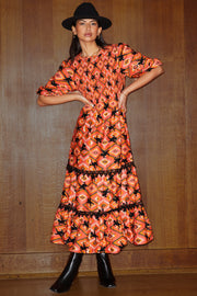 Red Rodeo Midi Dress